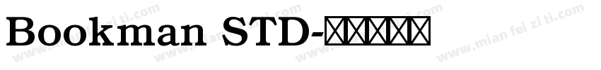 Bookman STD字体转换